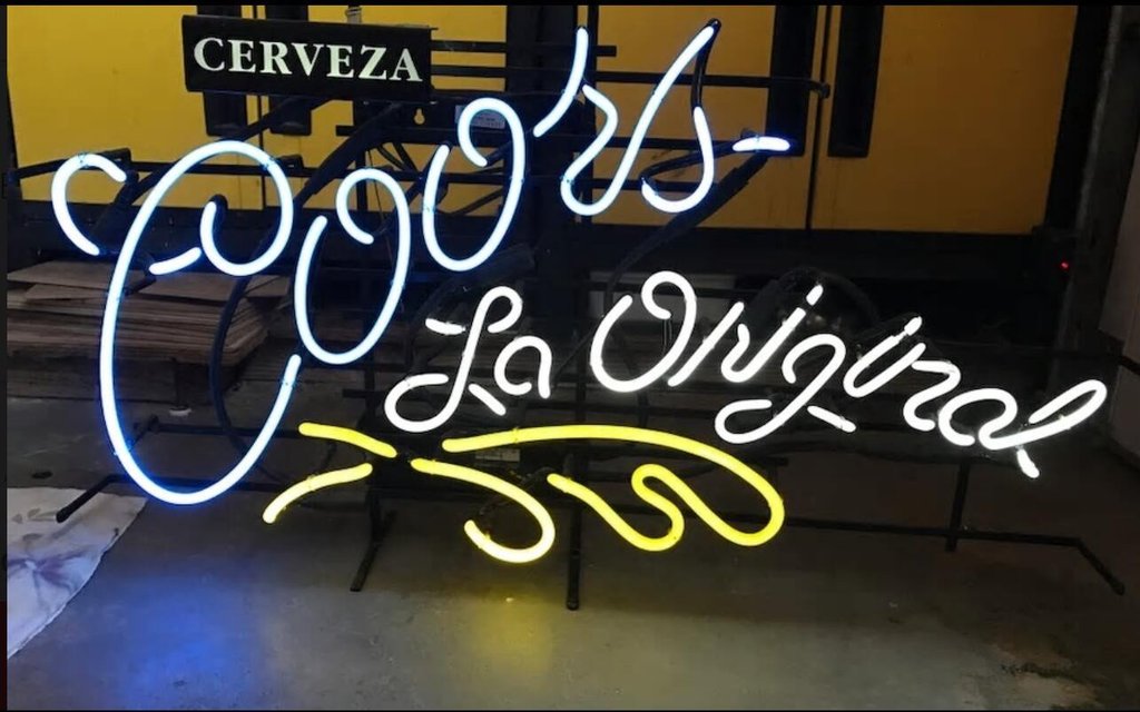 Coors Cerveza La Original Neon Sign